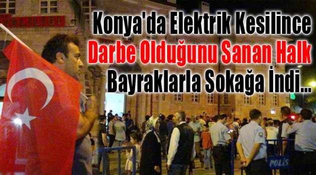 Elektriği Kesilen Halk Darbe Oluyor Sandı, Sokağa Döküldü