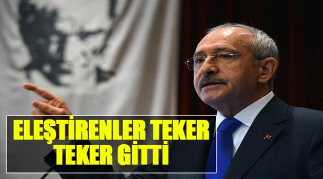 Eleştirenler Teker Teker Gitti