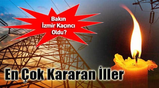 En Çok Kararan İller...