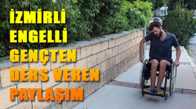 Engelli Gençten Ders Veren Video
