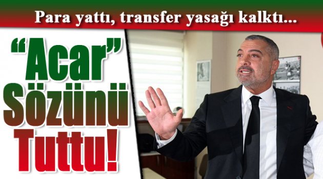 Erdal Acar sözünü tuttu: 1,3 Milyon TL yatırdı...