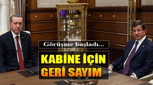 Erdoğan - Davutoğlu Görüşmesi Başladı