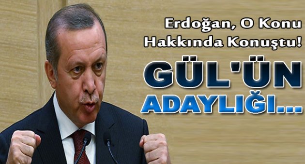 Erdoğan O Konu Hakkında Konuştu...