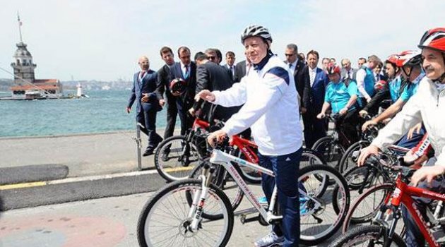 Erdoğan pedal çevirdi