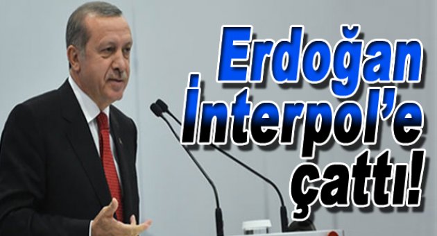 Erdoğan'dan İnterpol'ün arama kararına tepki
