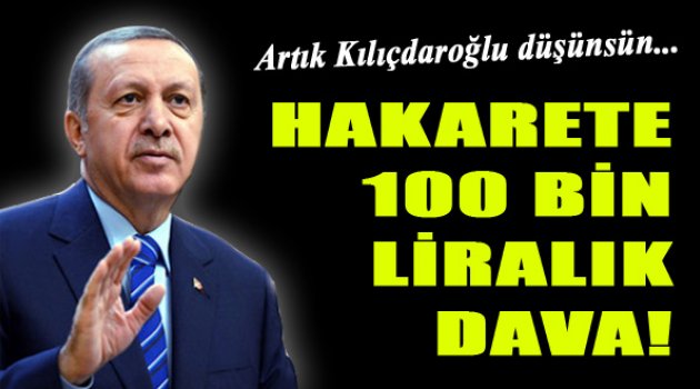 Erdoğan'dan Kılıçdaroğlu'na 100 Bin Liralık Dava!