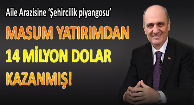 Eski bakan Bayraktar'ın ailesi, 'masum yatırım'dan 114 milyon TL kazandı!