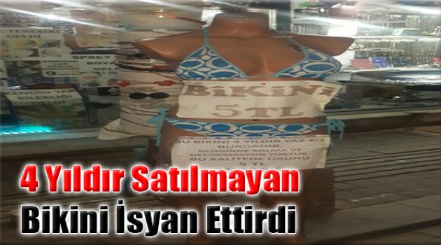 Esnaftan 4 Yıldır Satılmayan Ürünü İçin İlginç Yazı