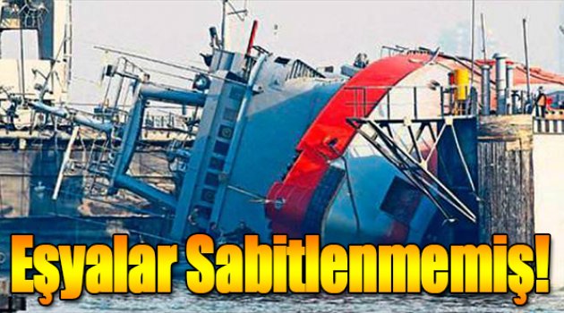 Eşyalar Sabitlenmemiş!