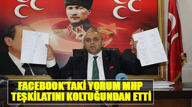 Facebook'taki Yorum MHP Teşkilatını Koltuğundan Etti