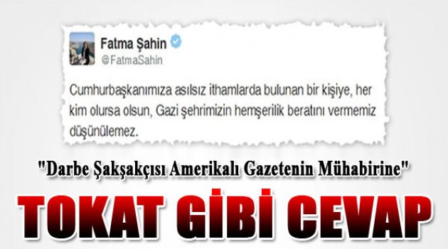 Fatma Şahin&#039;den Stephen Kinzer&#039;e Şamar...