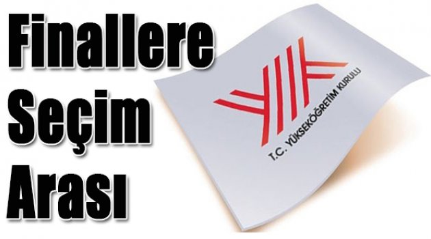 Finallere seçim arası