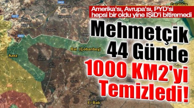 Fırat Kalkanı Harekatı 44'ncü Gününde