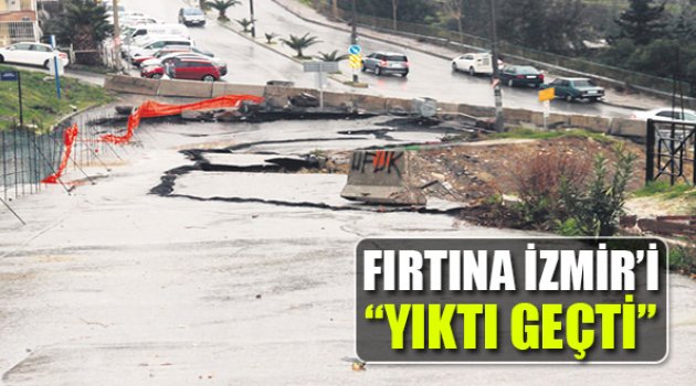 Fırtına İzmir'i Yıktı Geçti