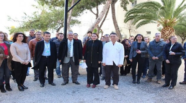 Foça'da Sağlık-Sen'den Teröre Lanet