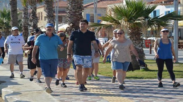 Foça'da Yeni Güne, Sabah Sporuyla Başladılar