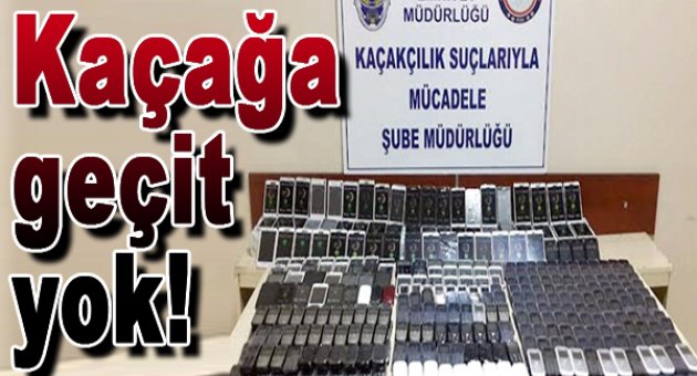 Gümrük kaçağı cep telefonu operasyonu