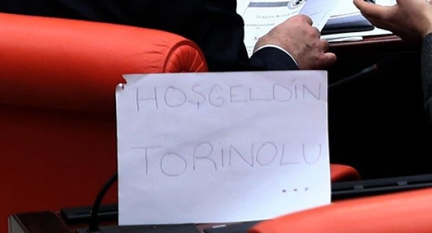 Hakan Şükür&#039;e &#039;Hoşgeldin Torinolu&#039; karşılama!