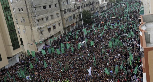 Hamas kuruluşunun 27. yıl dönümünü böyle kutladı