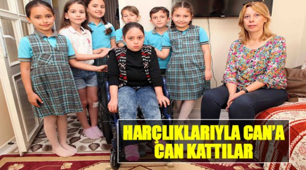 Harçlıklarıyla "Can"a Can Kattılar