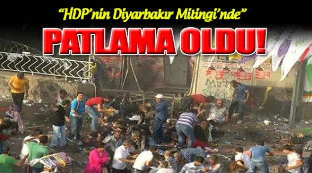 HDP Diyarbakır Mitinginde patlama: Trafo mu, Bomba mı?