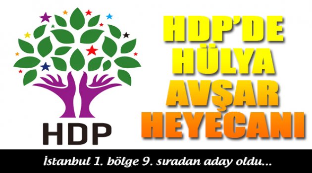 HDP'de Hülya Avşar Heyecanı