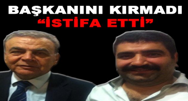 Hem özür diledi hem istifa etti