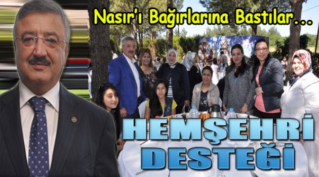 Hemşerileri Necip Nasır'ı Bağrına Bastı