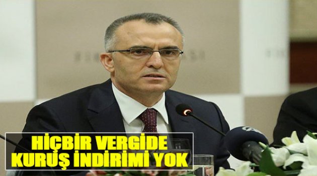 "Hiçbir Vergide Kuruş İndirimi Yok"
