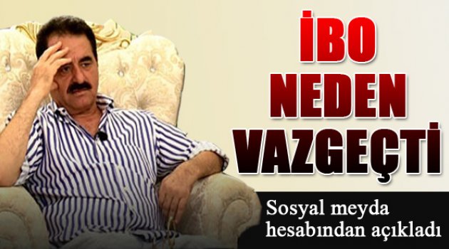 İbrahim Tatlıses Milletvekili Adaylığından Neden Vazgeçti?