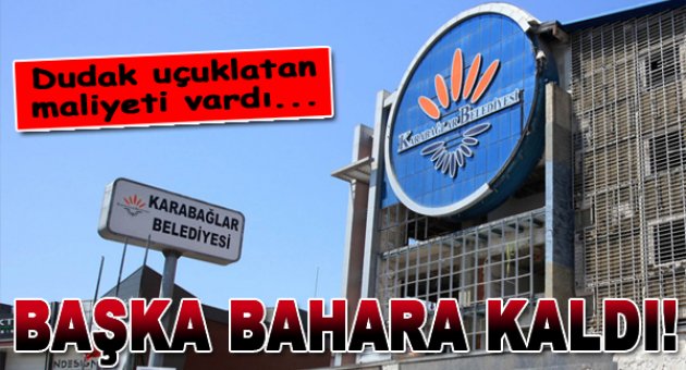 İki hizmet binası da başka bahara kaldı