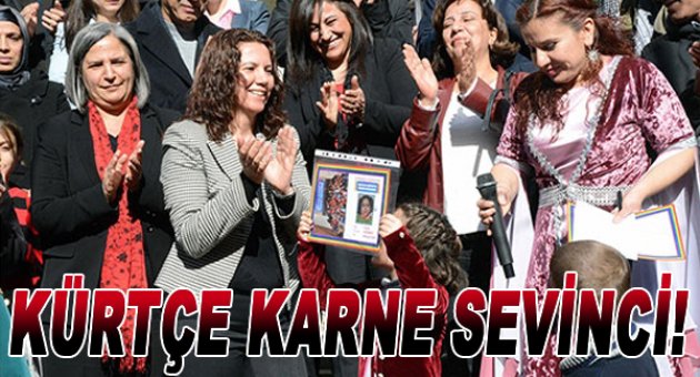 İlk Kürtçe karne verildi!