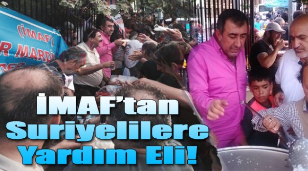 İMAF Suriyelilere Yardım Elini Uzattı