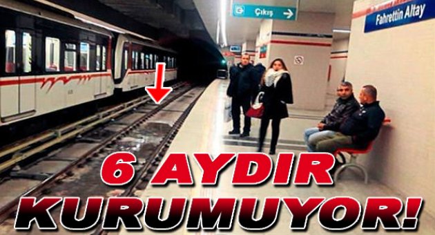 İstasyondaki O Su 6 Aydır Kurumuyor