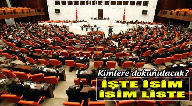 İşte Dokunulmazlığı Kaldırılan İsimler...