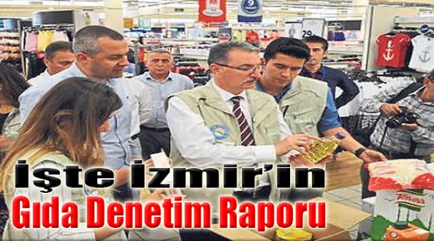 İşte İzmir’in Gıda Denetim Raporu