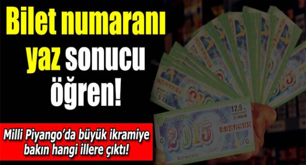 İşte milli piyango sonuçları...