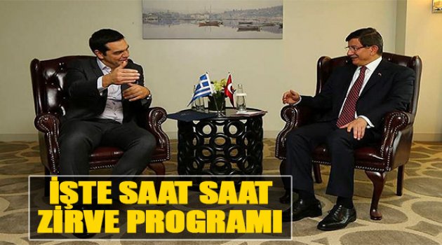 İşte Saat Saat Zirve Programı
