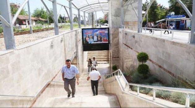 İZBAN Yaya Alt Geçidi Açılıyor