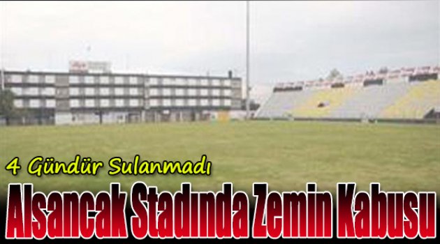 İzmir Alsancak Stadı'nda zemin kabusu