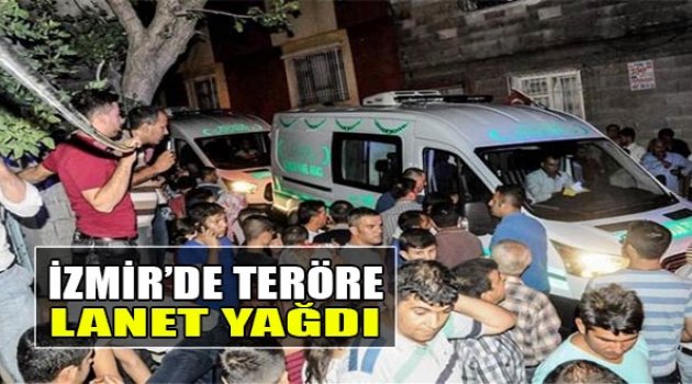 İzmir’de Gaziantep Yası: Teröre Lanet Yağdı!