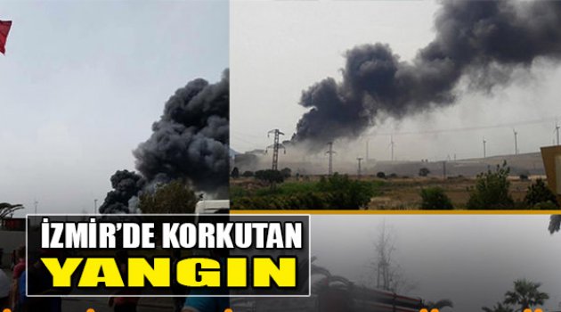 İzmir’de Korkutan Yangın!