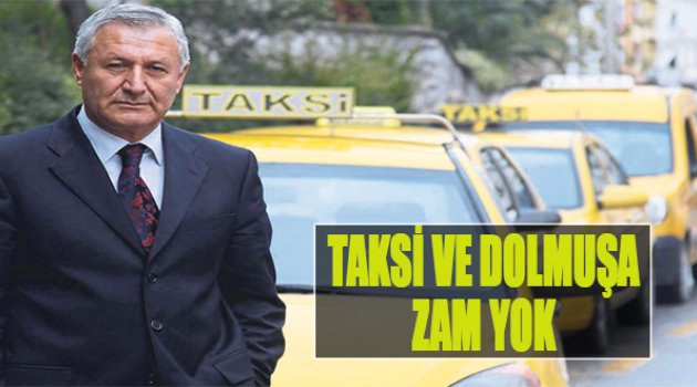 İzmir’de Taksi Ve Dolmuşa Zam Yok