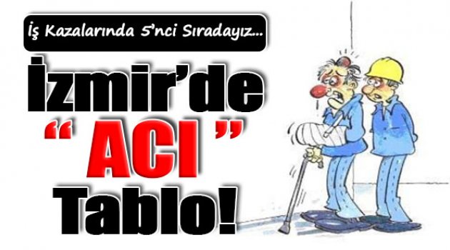İzmir İçin Acı Tablo: "İş Kazaların Beşinci Sıradayız"