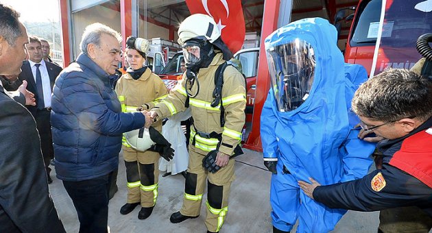 İzmir’in 11. itfaiyesi Gaziemir’de kuruldu