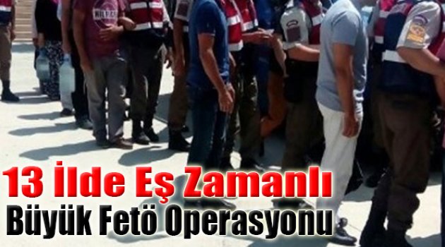 İzmir Merkezli Operasyon, 13 İlde Baskın: 35 Gözaltı