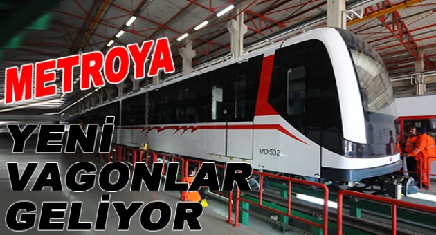 İzmir Metrosu’na yeni vagonlar geliyor