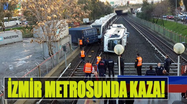 İzmir Metrosunda Kaza!