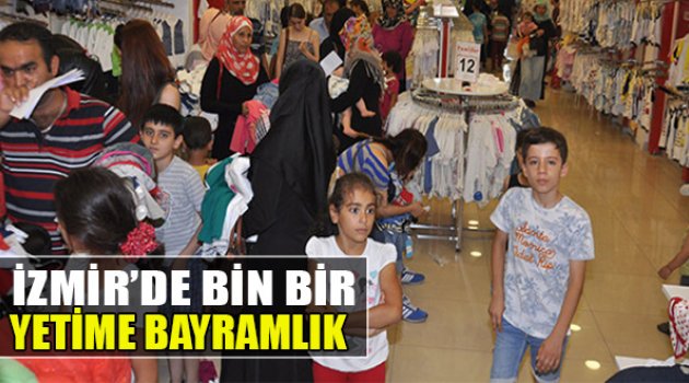 İzmir&#039;de Bin Bir Yetime Bayramlık