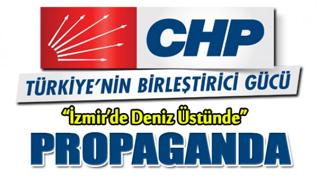 İzmir'de Deniz Üstünde Propaganda